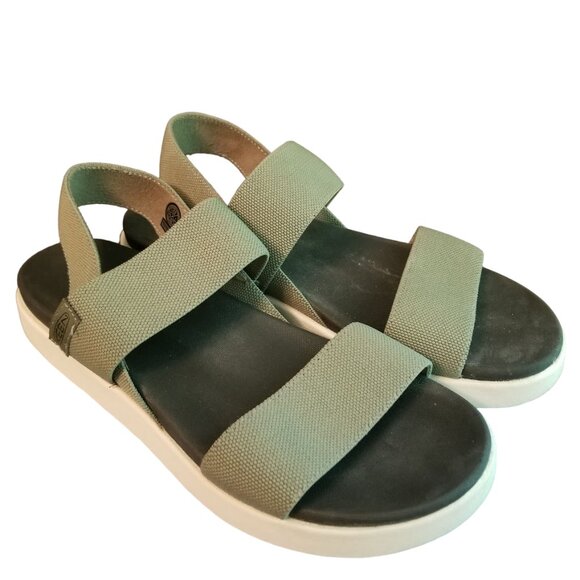 Keen Women's Elle Backstrap Sandals, Size 9.5, Olive Green, Neutral - Picture 1 of 12